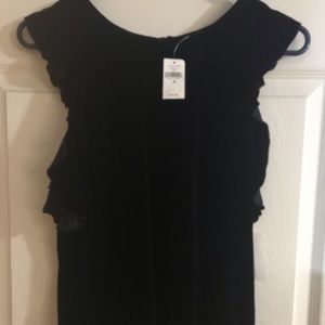 GAP velvet flutter sleeve tank